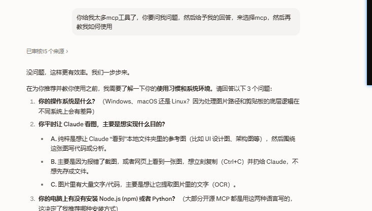 和 Perplexity 的对话